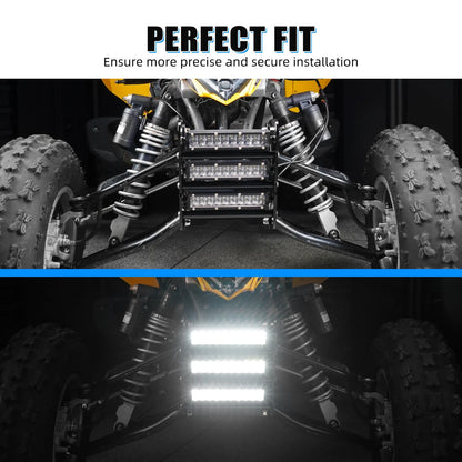 Front Bumper with LED Lights Kit for Yamaha Raptor 700 YFM700 (2013–2025)