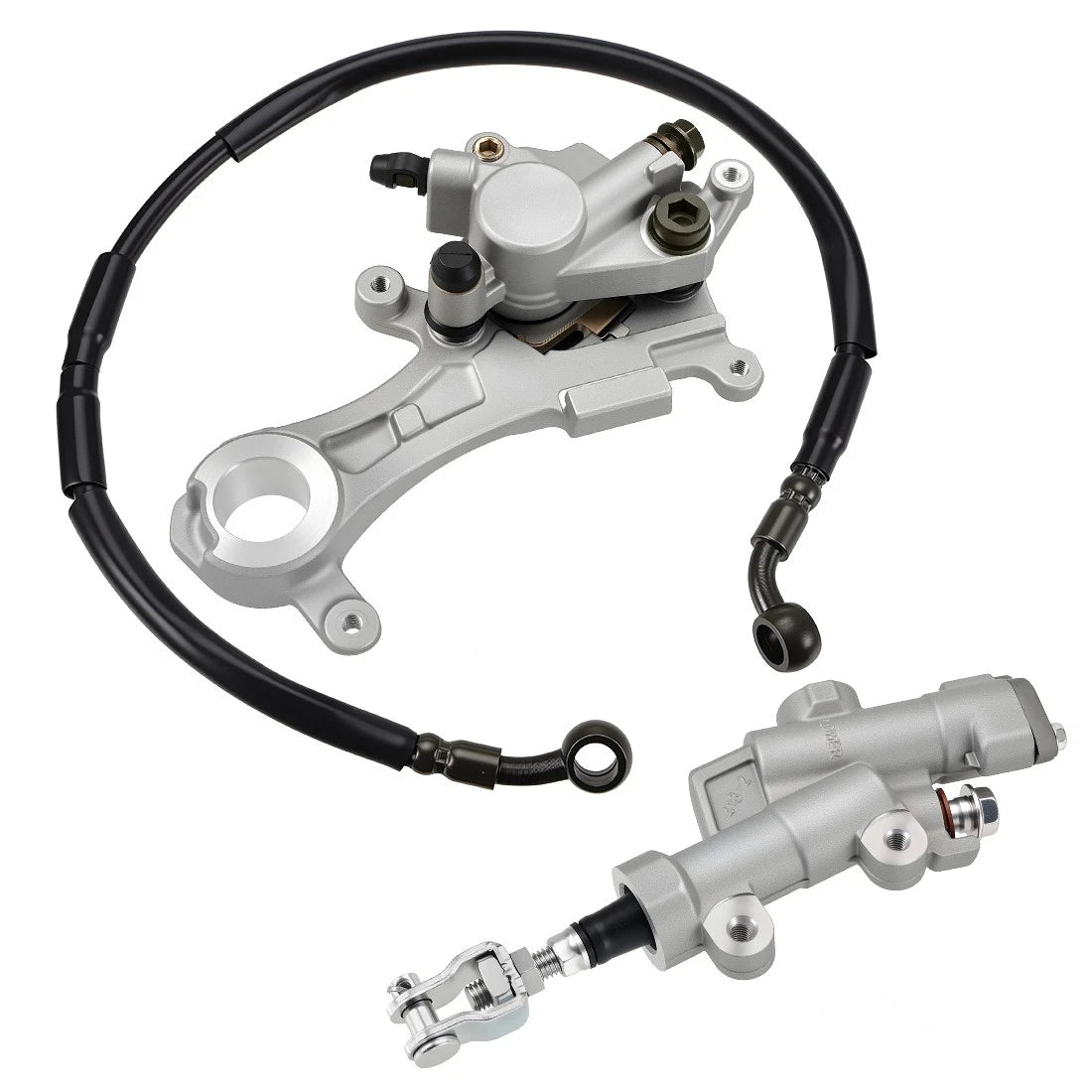 Rear Brake Master Cylinder Caliper Line Hose for Yamaha YZ250F YZ450F (2009–2020)