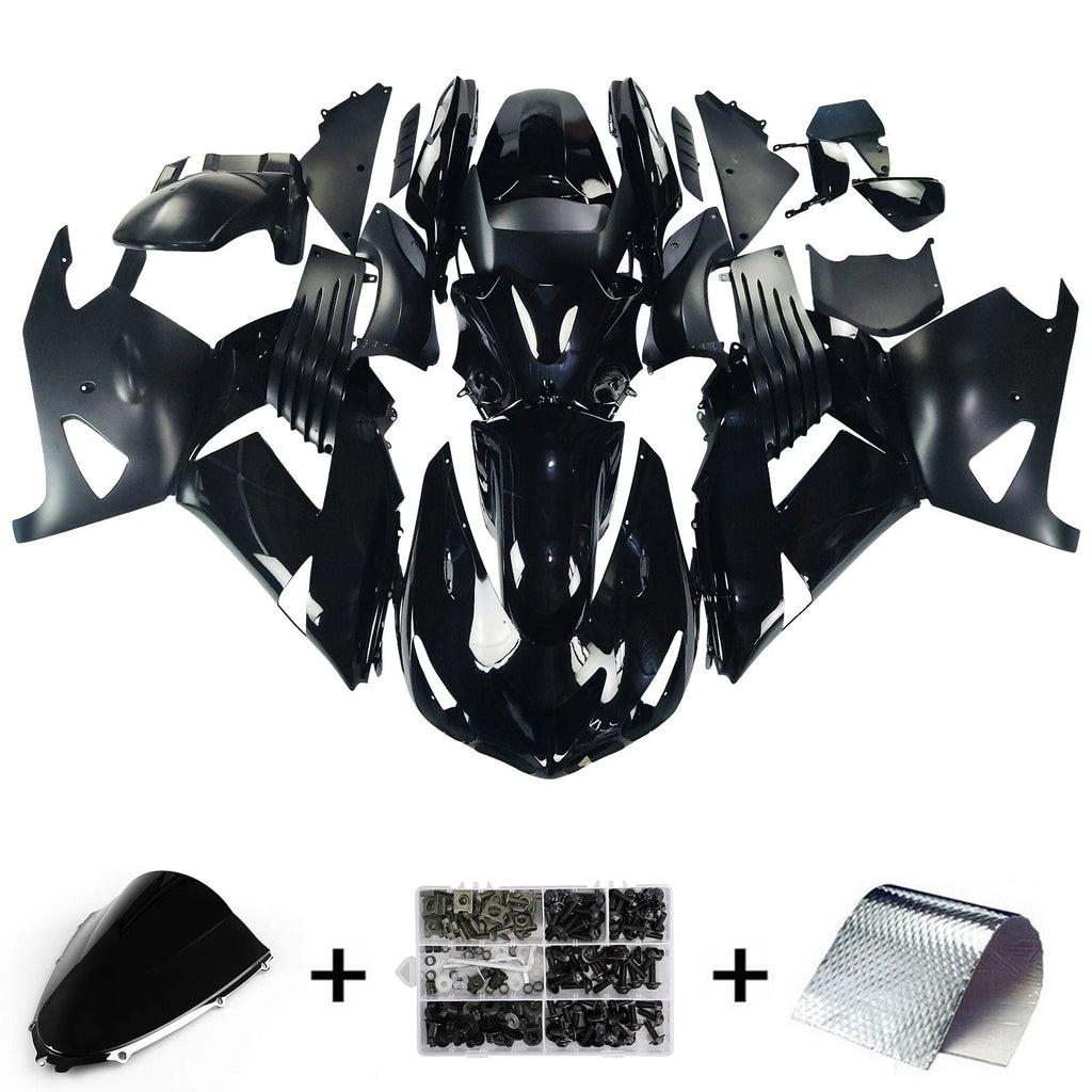 Injection Fairing Kit for Kawasaki ZX14R (2006–2011) - ABS Plastic