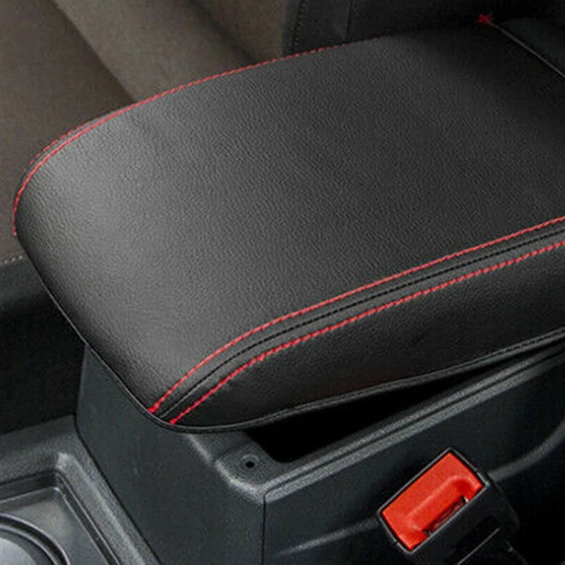Microfiber Leather Armrest Box Cover for Car Accessories