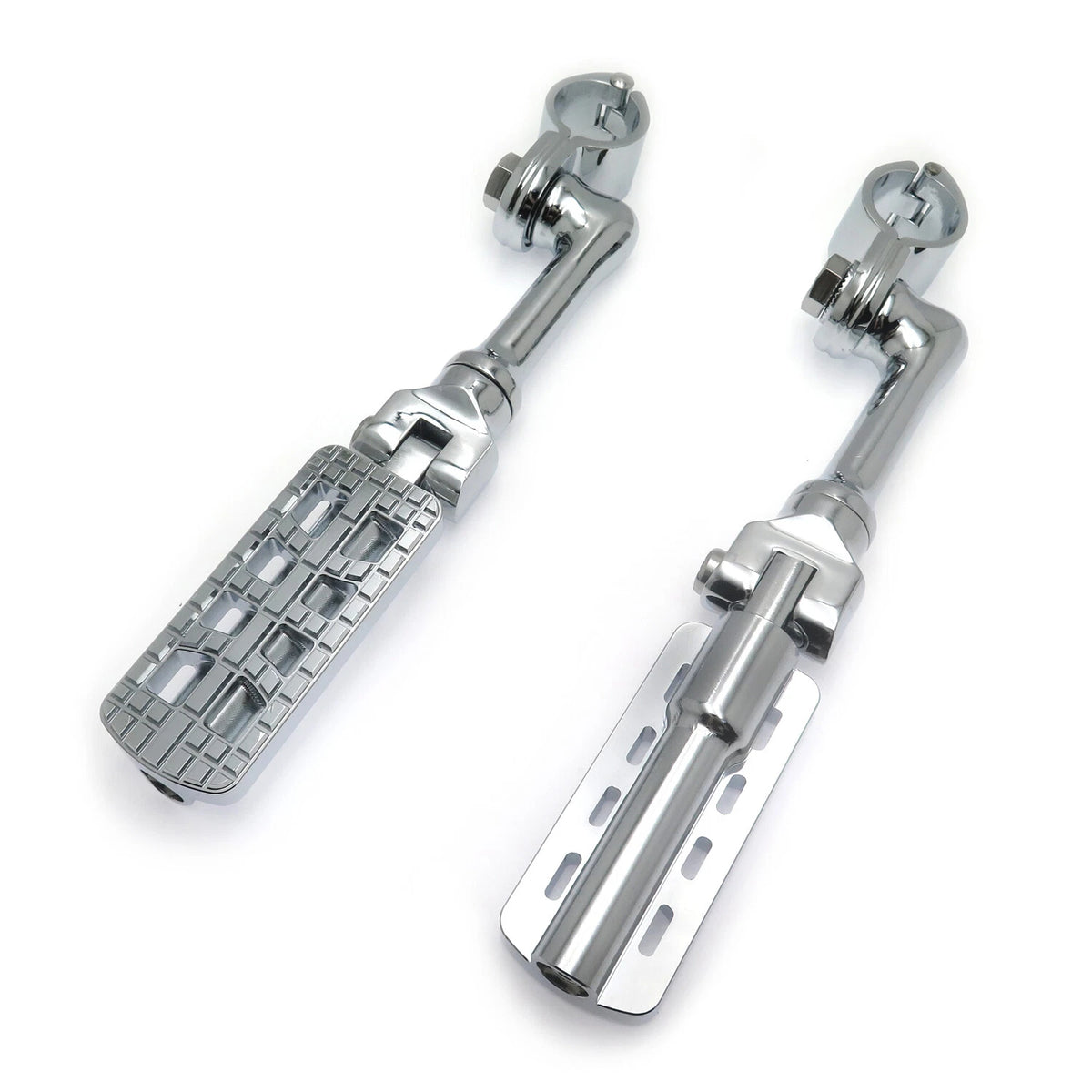CNC Dominator Foot Peg Rest 1.25" Clamp for Harley Road Glide
