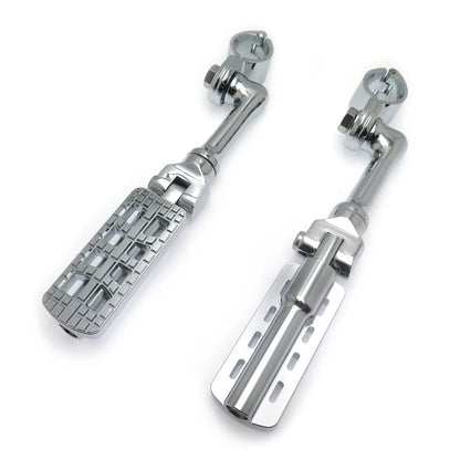 CNC Dominator Foot Peg Rest 1.25" Clamp for Harley Road Glide