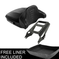 Black Chopped Trunk Pad for Harley Touring Road Glide (2009–2013)