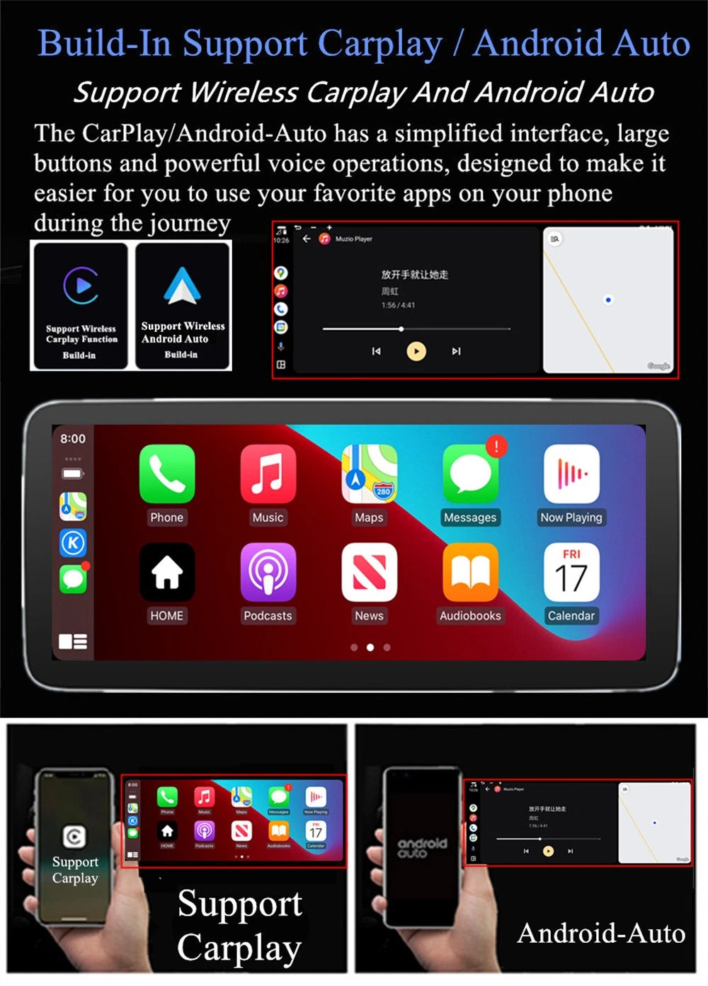 12.3" Carplay Android Head Unit for Lexus IS IS200 IS220 IS250 IS300 (2005–2012)