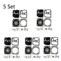 Set of 5 Carburetor Gasket Kit for Zama RB-40, FS106, FS108, FS120, FS200, FS450