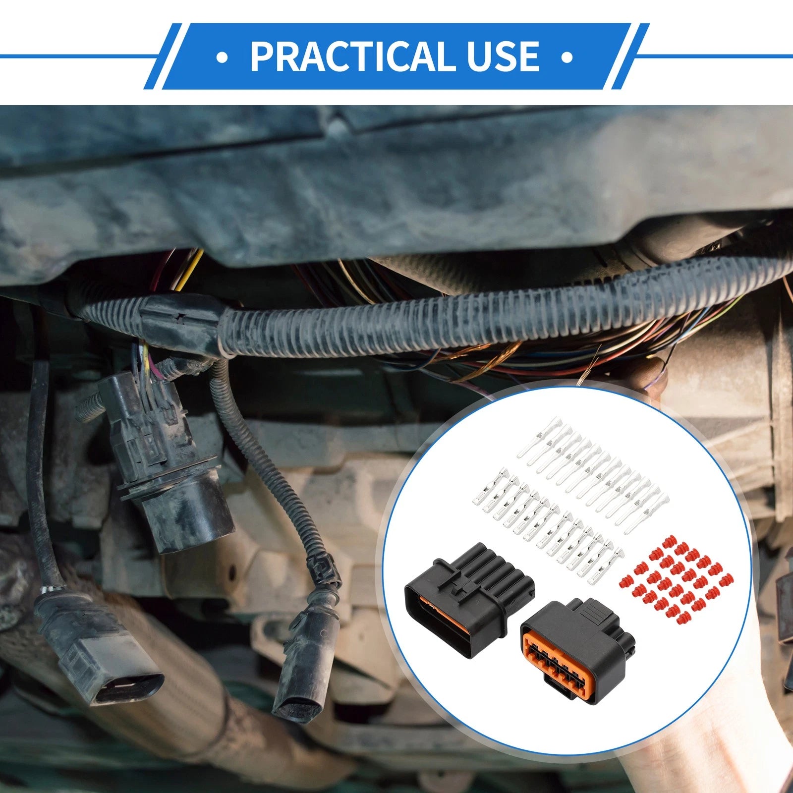 12 Pin Front Headlight Connector Plug for Hyundai (1 set)