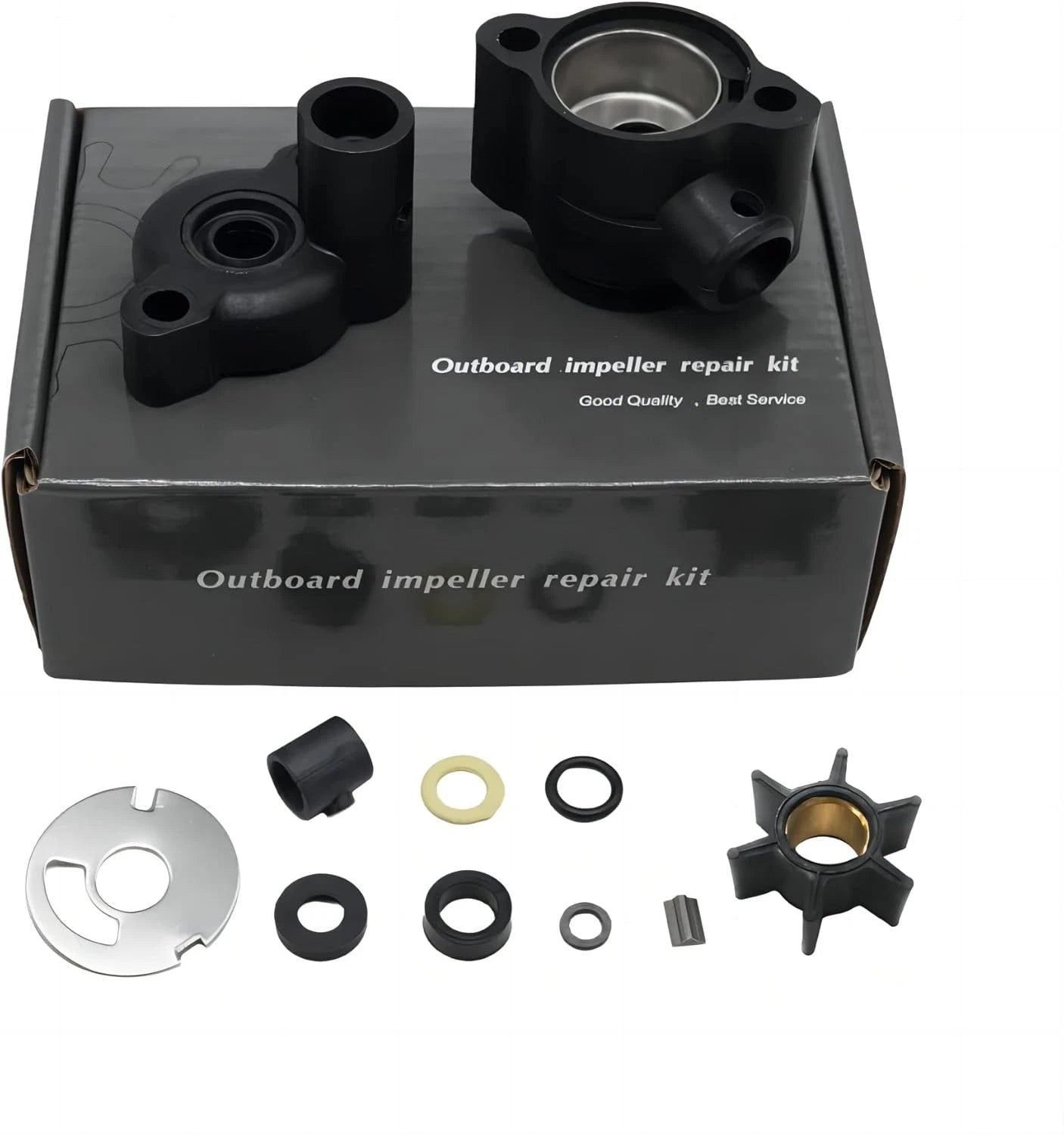 Water Pump Impeller Kit 46-70941A3 for Mercury 4 4.5 7.5 9.8 hp & Model 110
