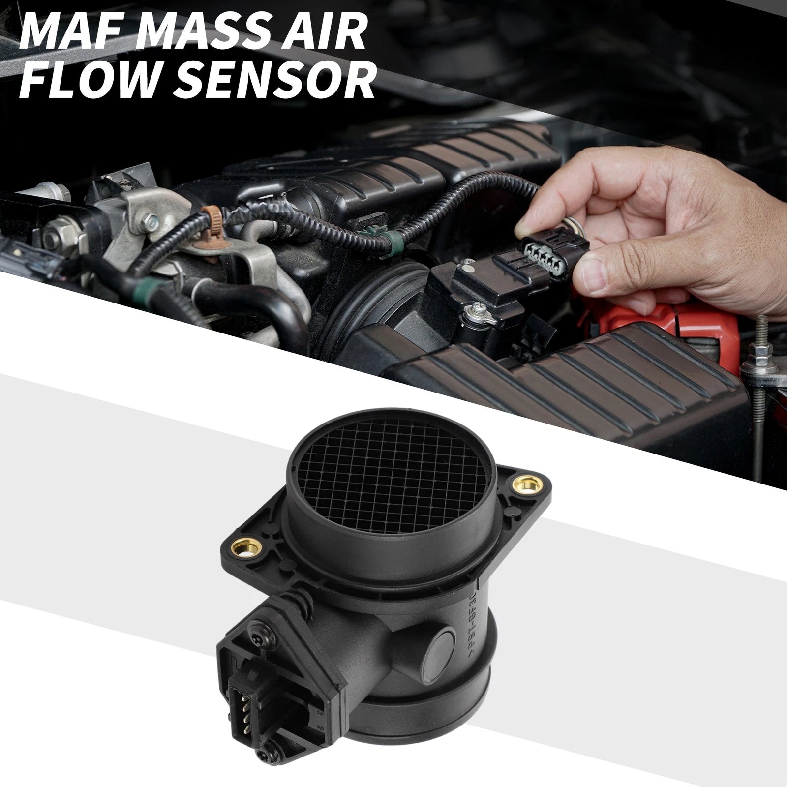 MAF Mass Air Flow Sensor Assembly Replacement for Jeep Dodge Chrysler (2011–2019)