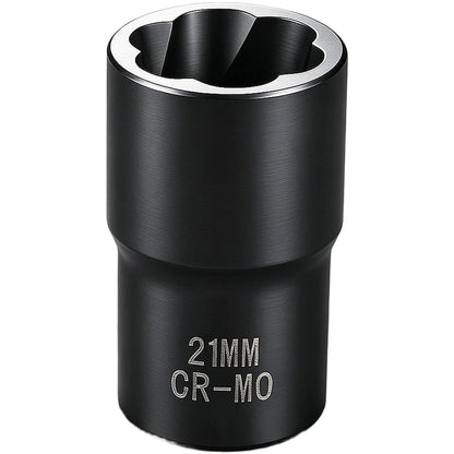 Set of 3 Nut Extractor Sockets 17mm 19mm 21mm for Automotive Use