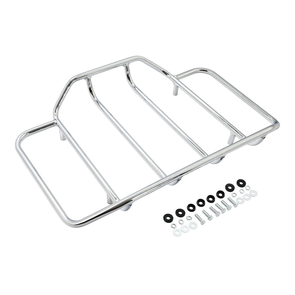 Chrome Trunk Luggage Rack for Harley Electra Glide (2014–2023)