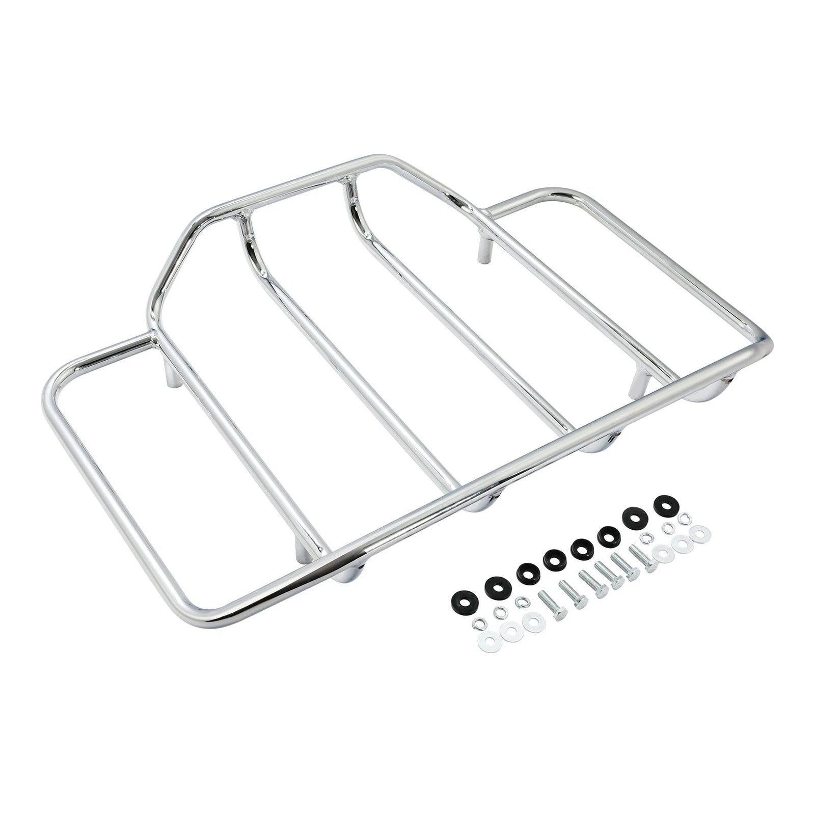 Chrome Trunk Luggage Rack for Harley Electra Glide (2014–2023)