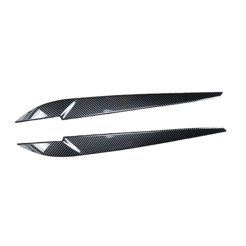 2X Headlight Eyelid Eyebrow Covers for BMW X5 X6 F15 F16 (2014–2018)
