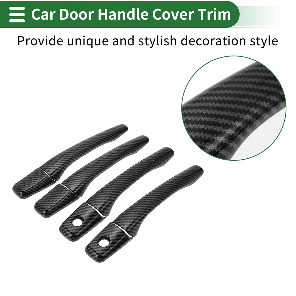 Car Door Handle Cover Trim Replacement for Mitsubishi Lancer EVO (2002–2007)