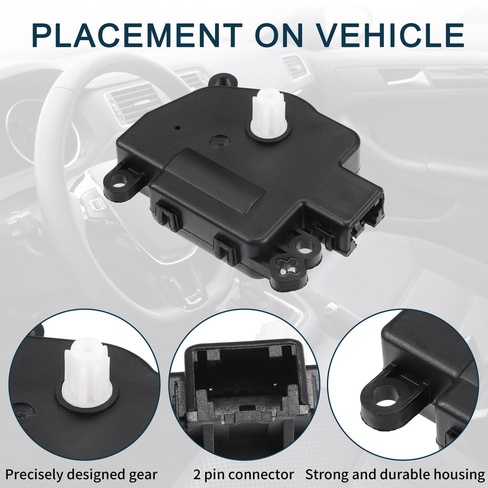 HVAC Heater Blend Door Actuator Replacement for Chrysler 300 (2008–2008)