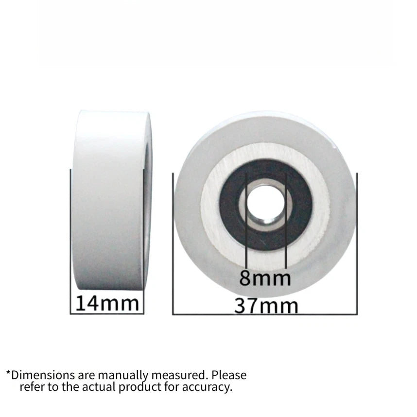 Rubber Press Wheel for Edge Banding Machine (37 x 14 x 8 mm)