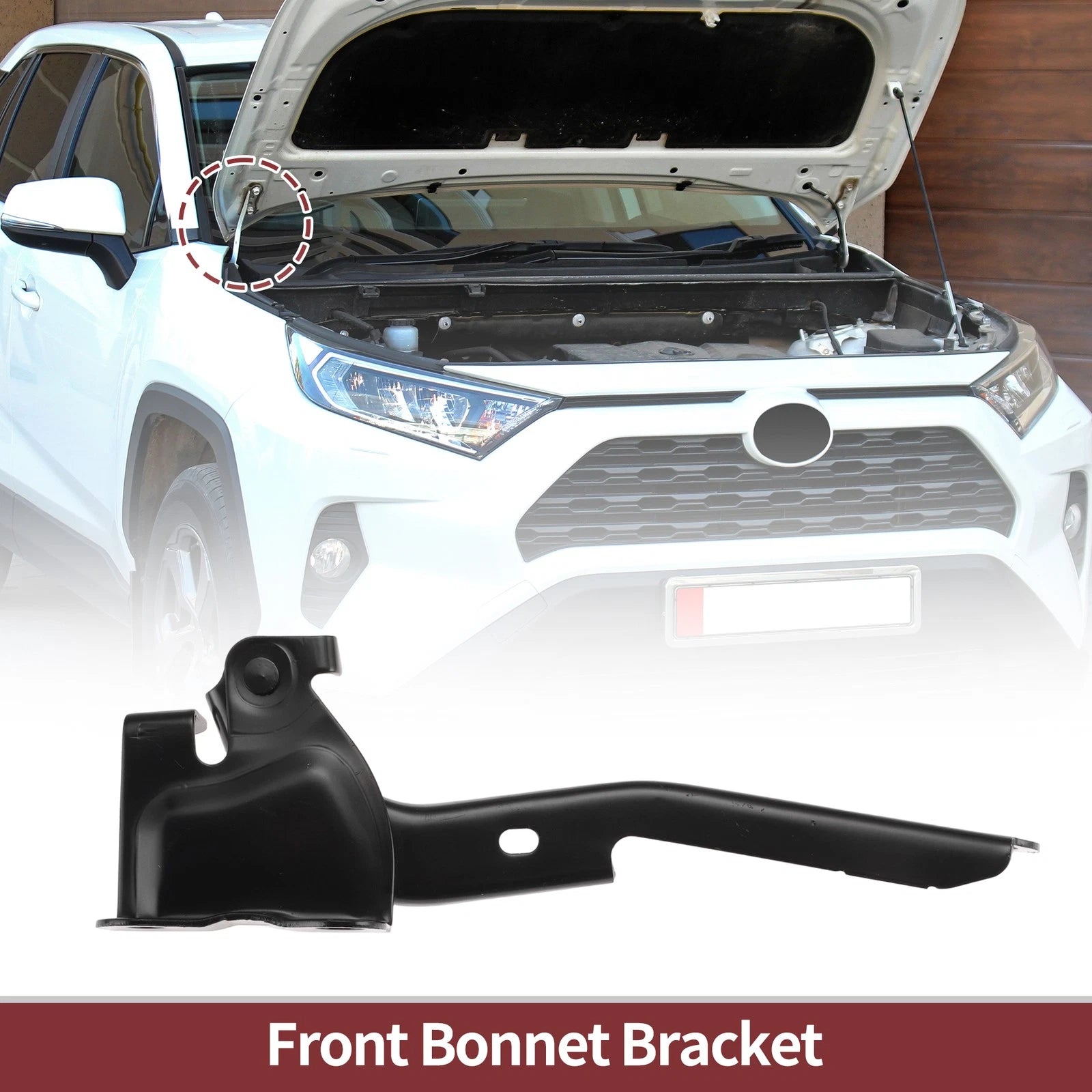 Hood Hinge Right Side Replacement for Toyota Highlander (2015–2015)