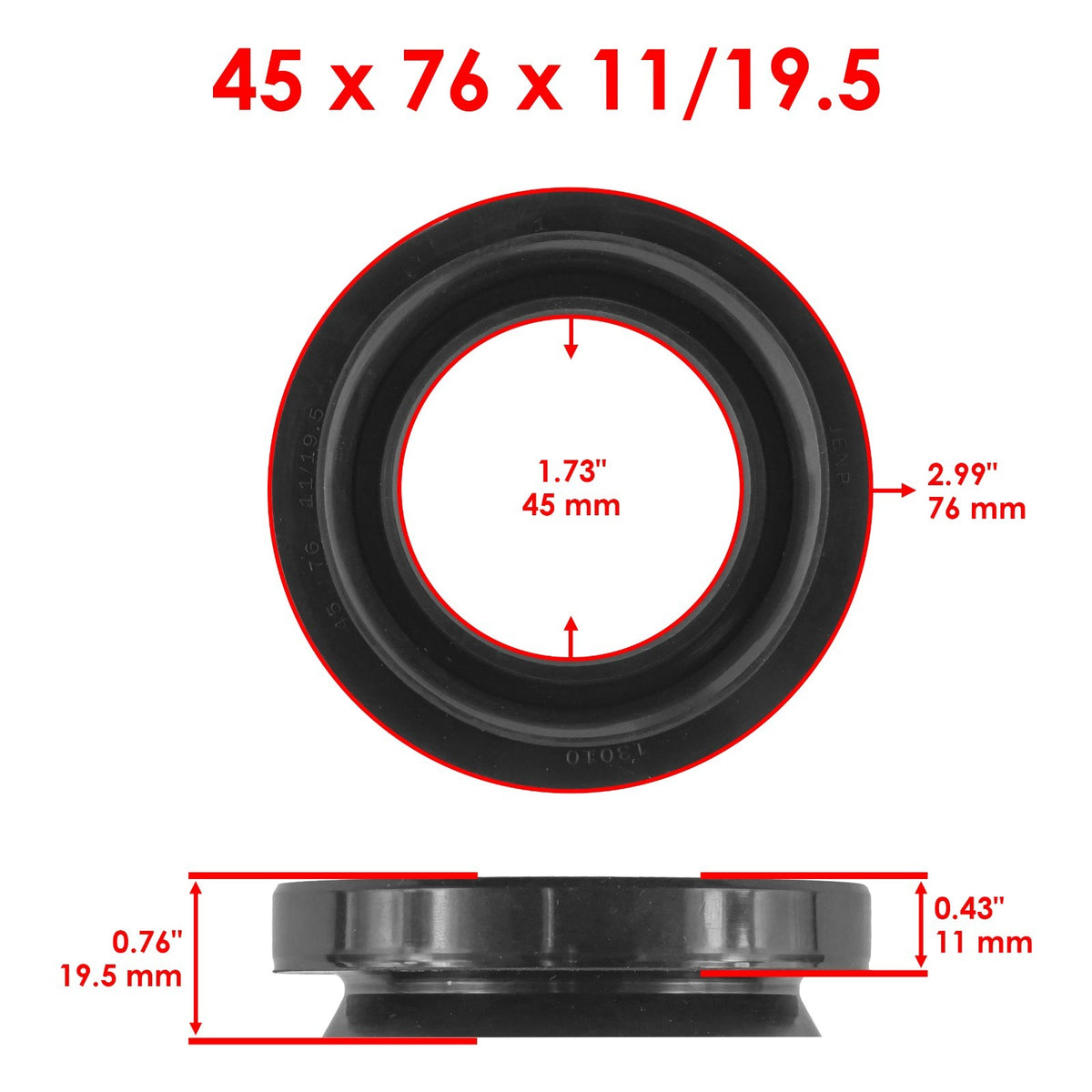 Rear Brake Dust Seal Replacement for Honda (2001–2024)