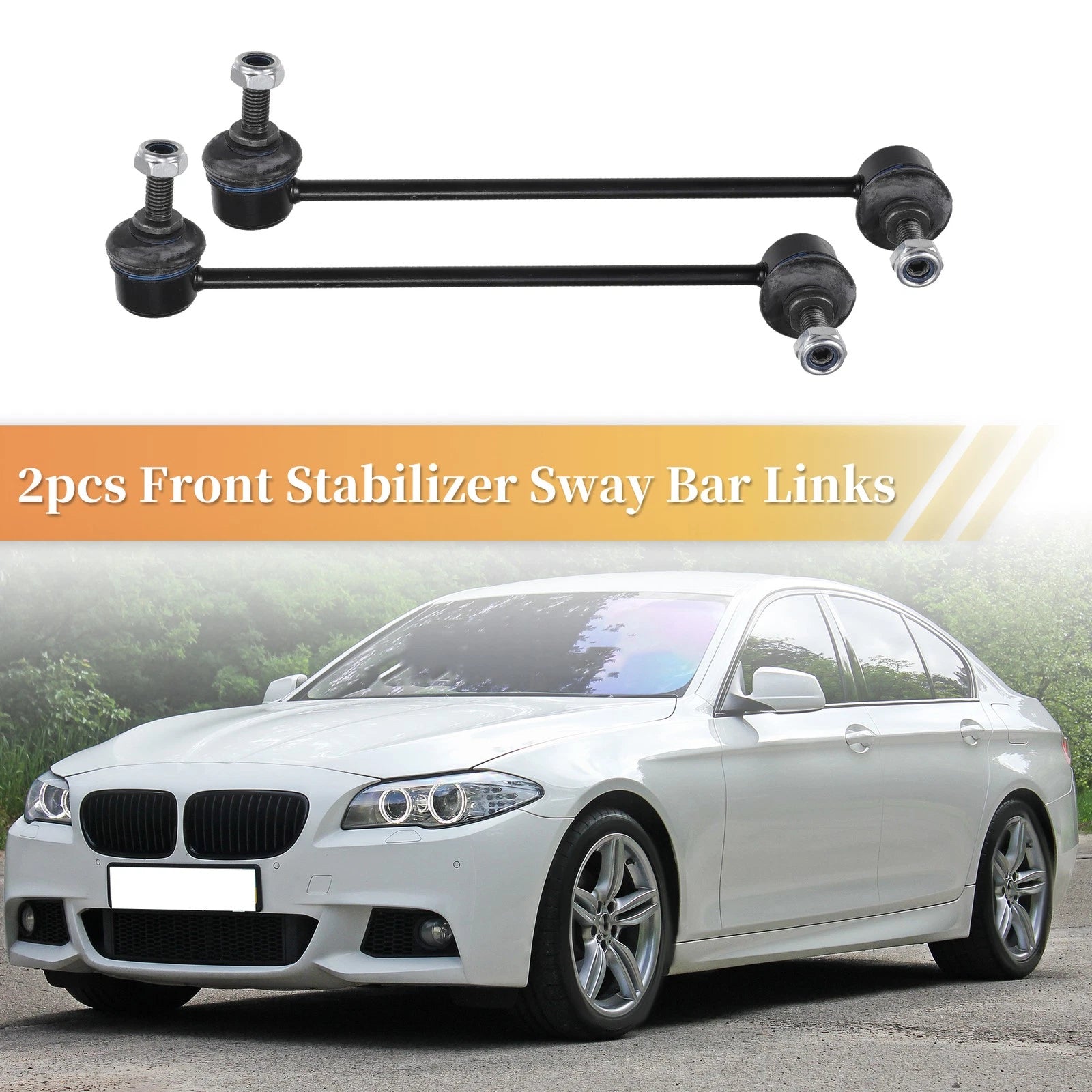 2pcs Front Stabiliser Sway Bar Link Replacement for BMW 525i (2001–2003)