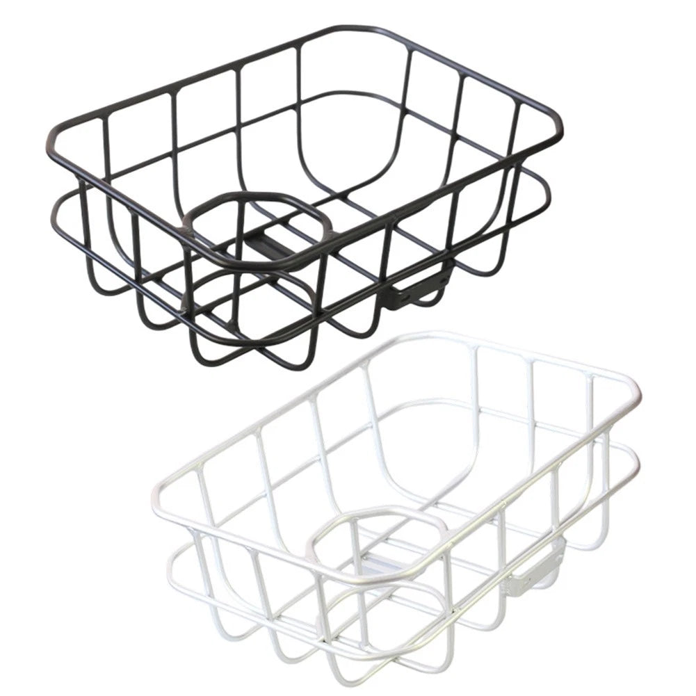 Aluminum Alloy Front Basket for Bicycles with Water Bottle Holder