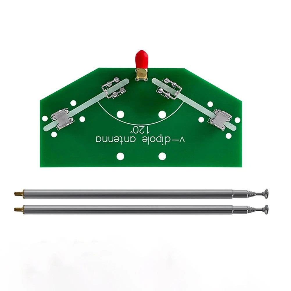 Adjustable Frequency V Shaped Antenna for Effective Signal Capture