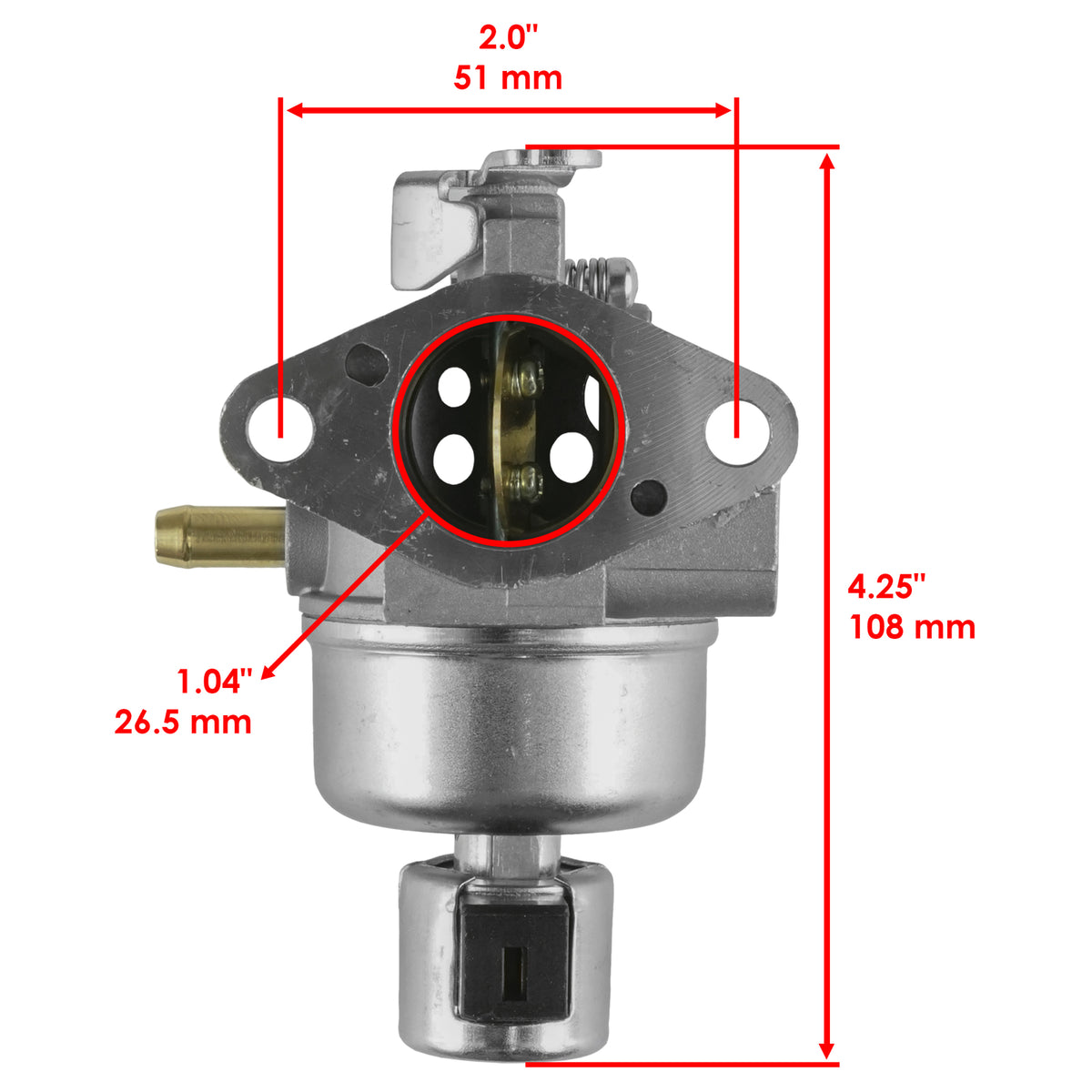 Carburetor Replacement for Kohler Courage SV540 18HP (2011–2018)