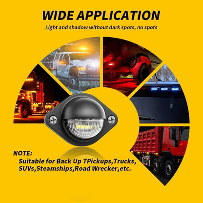 24V LED Trailer Light License Plate with ABS Housing (3030 LED Chips)