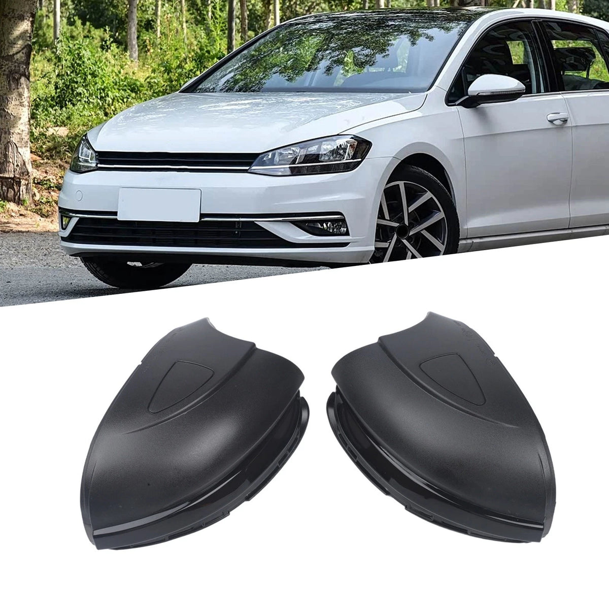 17) For Golf MK6 Turn Signal LED Wing Mirror Indicator Easy Installation