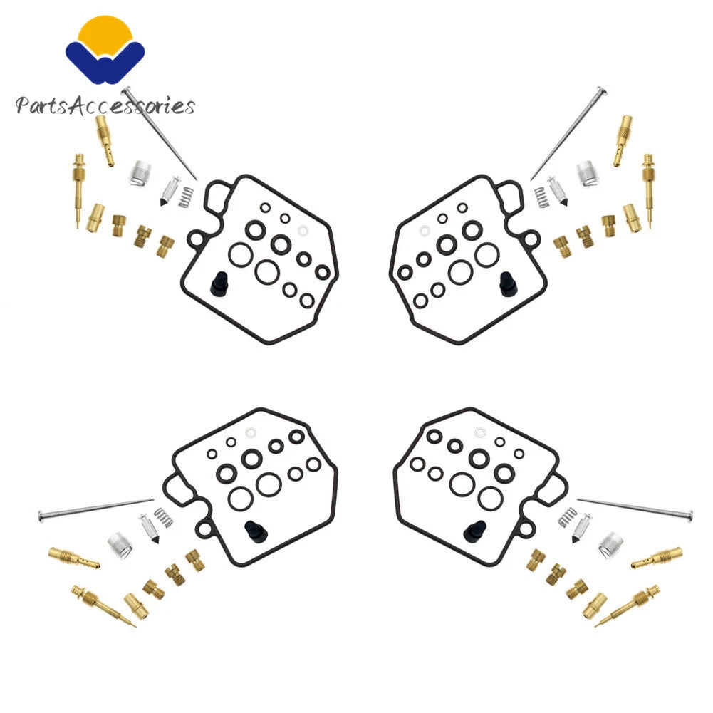 Set of 4 Carburetor Repair Rebuild Kits for Honda CB750C CB750K CB750SC (1980–1983)