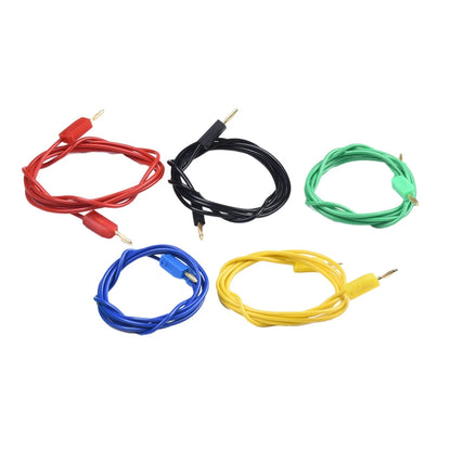 5PCS 2MM Banana Test Wires for Enhanced Connectivity
