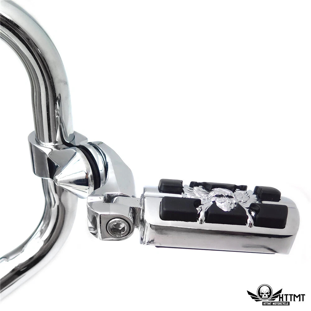 2.5" Chrome Foot Peg Kit for Harley Fat Boy