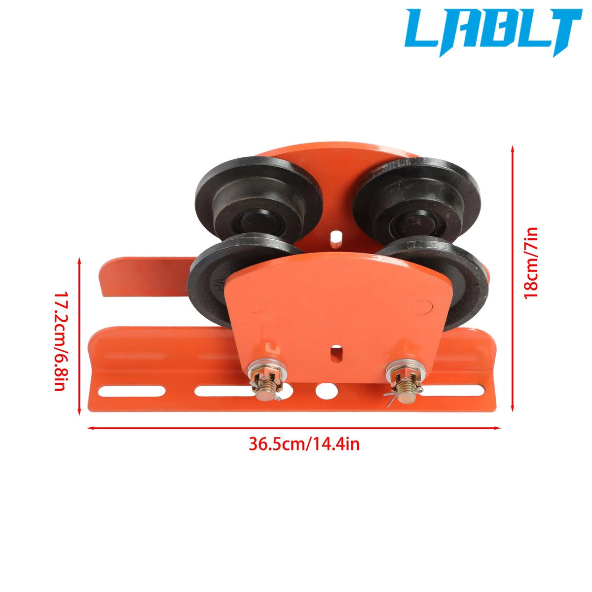 Electric Hoist Manual Trolley for I-Beam 2.68" - 4.33" (2200lbs/1Ton)
