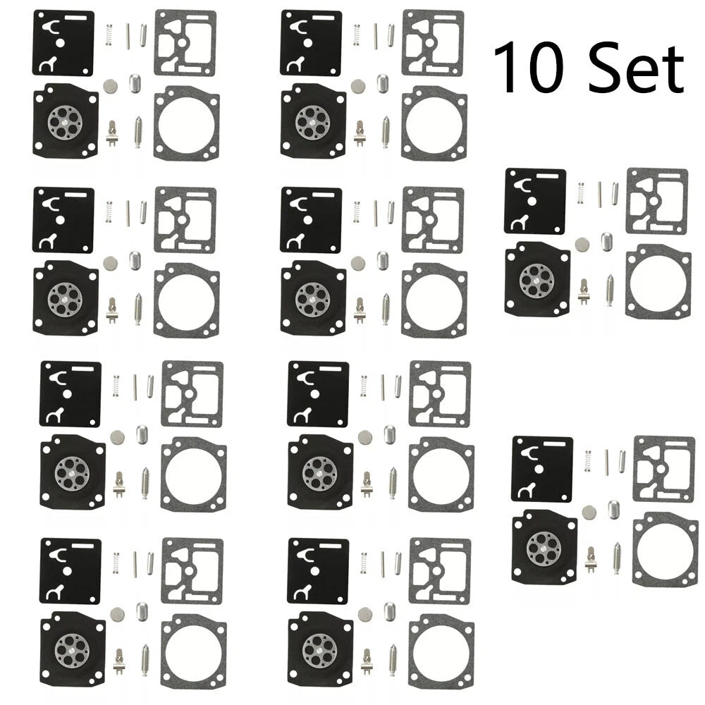 10 Set Carburetor Kit for Zama RB-122 Husqvarna 345 346 353 Chainsaws
