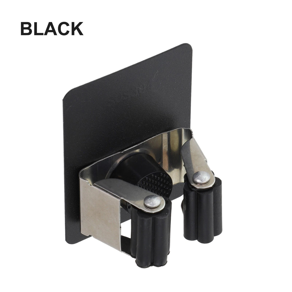 Non Slip Silicone Roller Buckle Mop Holder Rack Easy Mounting Rust Proof