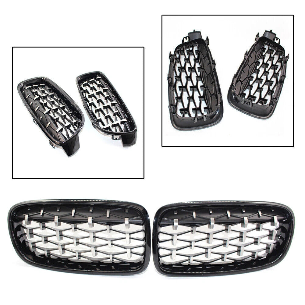 Honeycombe Style Mesh Front Bumper Grille for BMW 3 Series (2012–2019)
