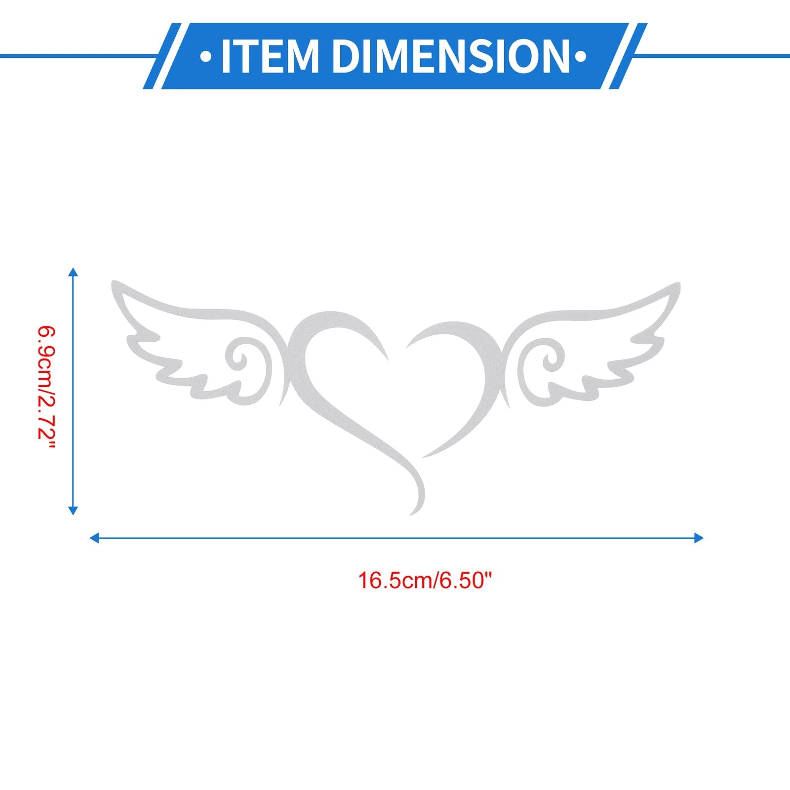 Reflective Bumper Decal for