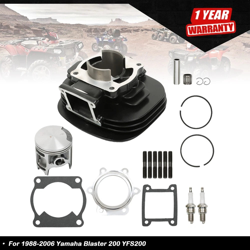 Top End Kit for Yamaha Blaster YFS200 (1988–2006) - Cylinder, Piston, Gasket