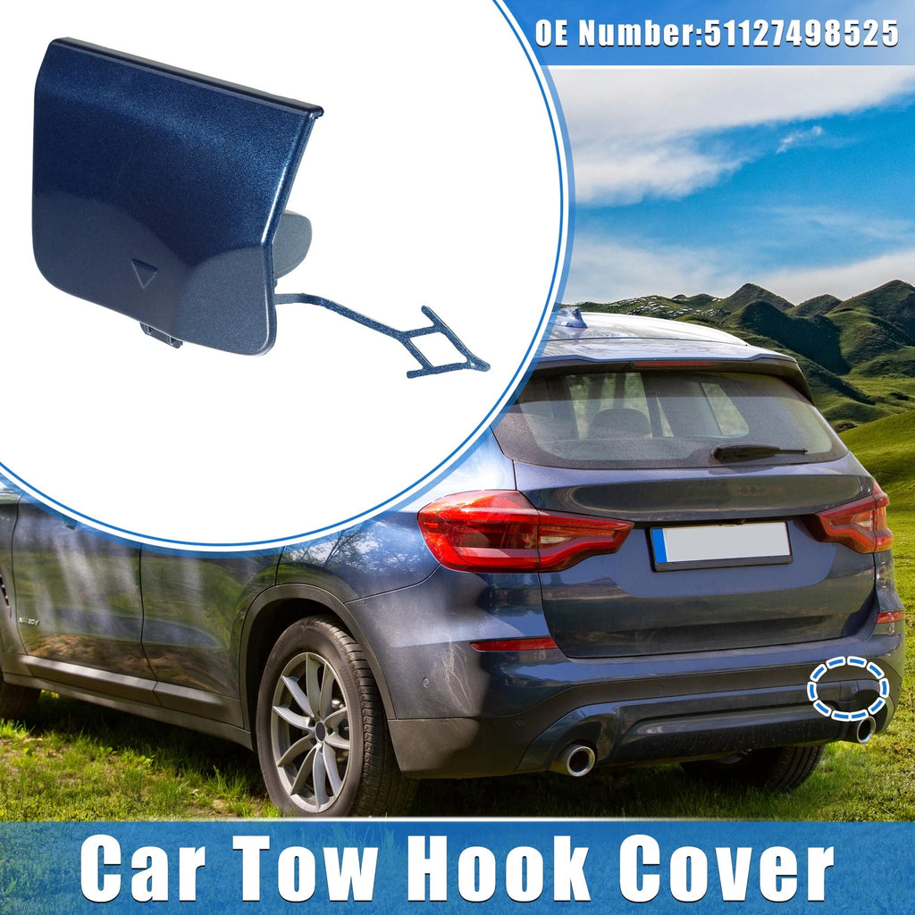 Tow Hook Eye Hole Cover Cap Rear Right Replacement for BMW X3 G08 (2018–2020)