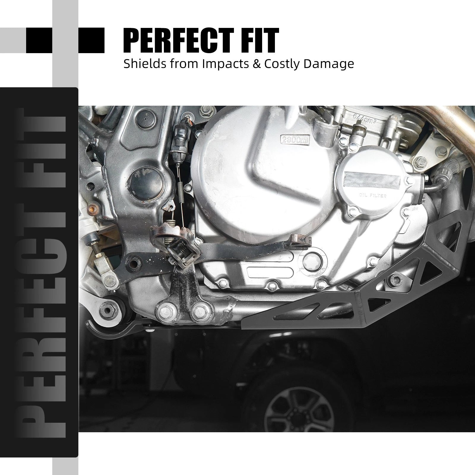 Skid Plate Engine Protector Guard Kit for Suzuki DR650 (1996–2025)