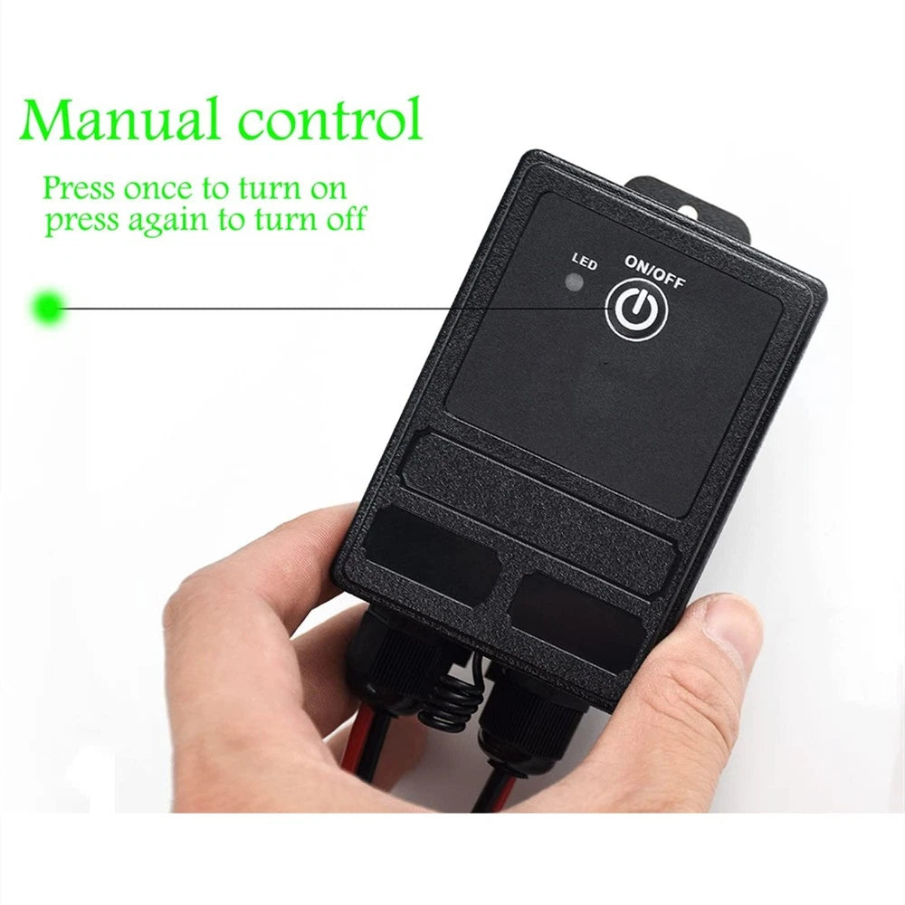 New Wireless Relay Switch 12V Remote Control Switch DC12V/24V/48V/72V 30A Relay