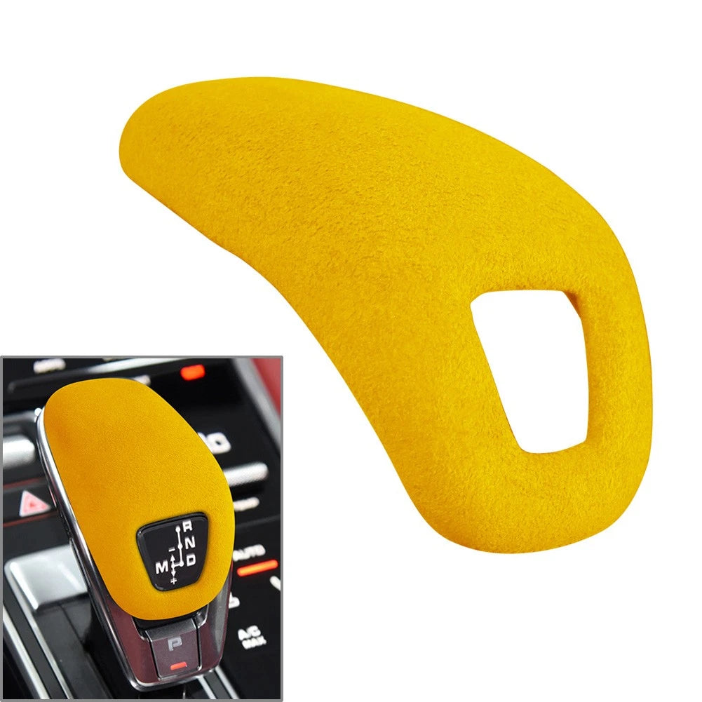 Suede Shift Knob Cover Trim for Porsche Panamera (2017–2025)