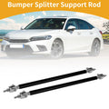 2X Adjustable Front Bumper Lip Splitter Strut Rod Tie for Universal Vehicles