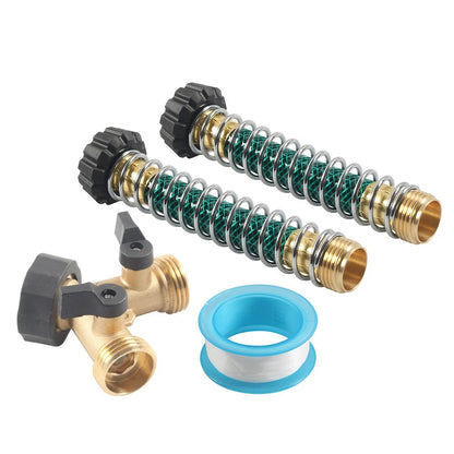 2 Way Hose Splitter Connector for Garden Hose (3/4")