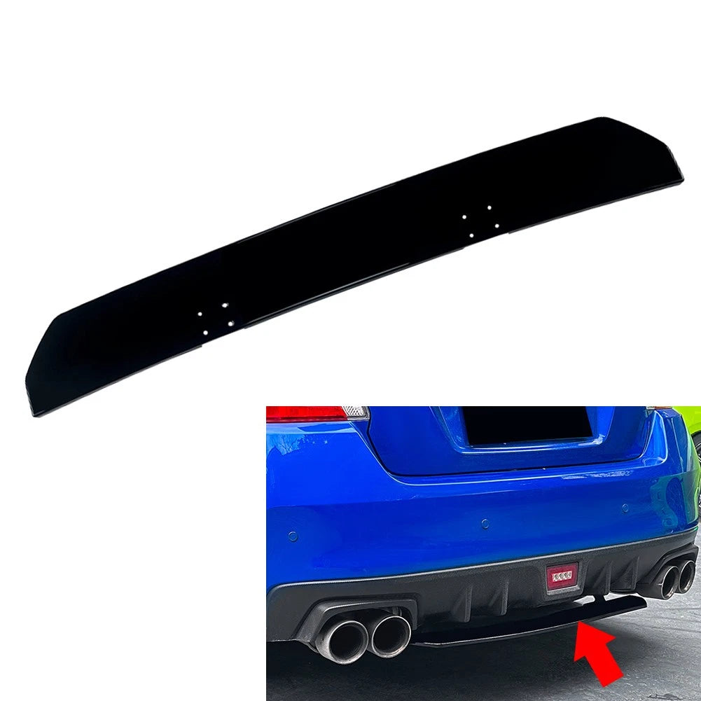 Rear Bumper Lip Diffuser Spoiler Splitter Cover For Subaru WRX STI VA 15-2021