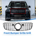 Front Upper Bumper Grille Grill Replacement for Mercedes-Benz GLS500 2017–2019