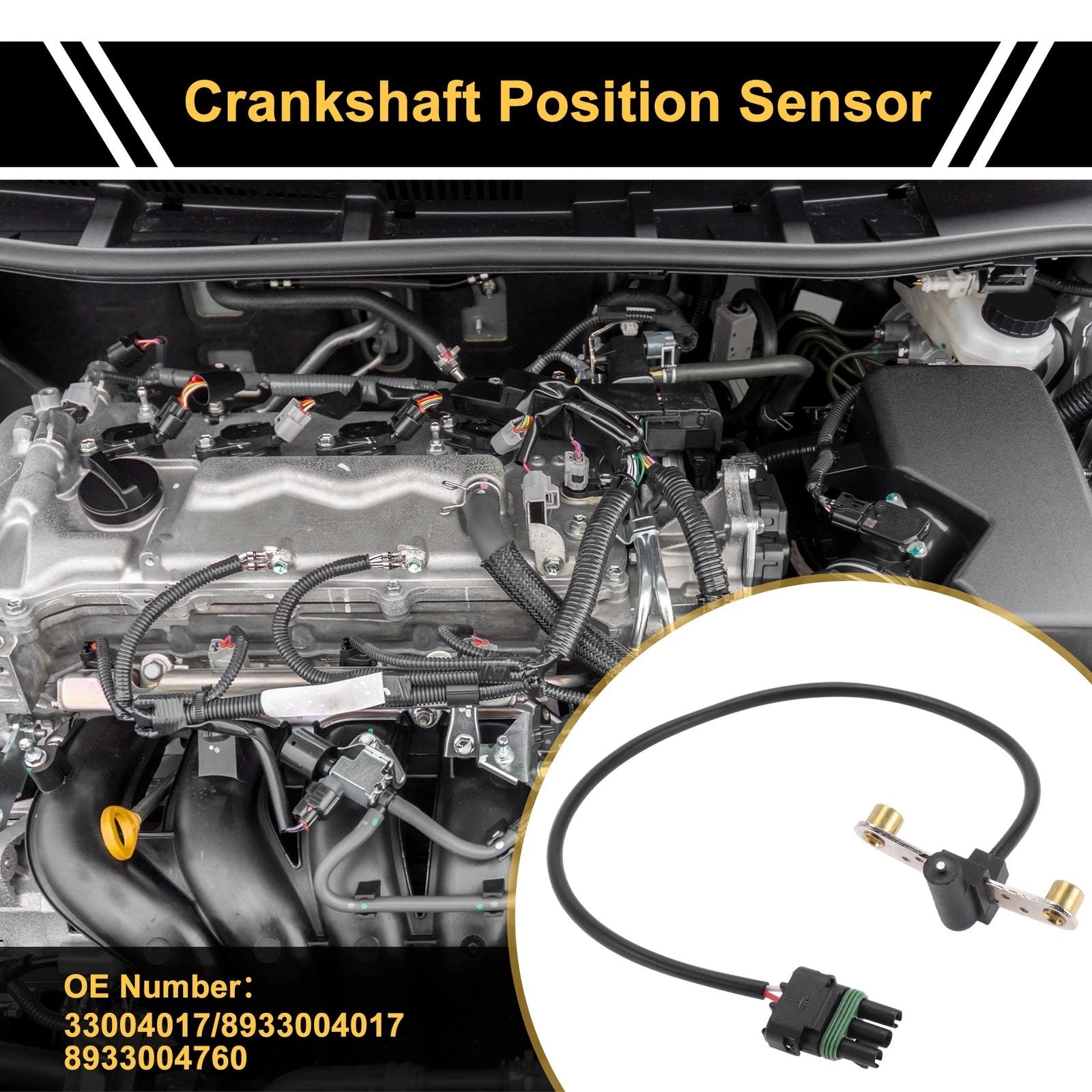 Crankshaft Position Sensor Replacement for Dodge Monaco 3.0L (1990–1991)
