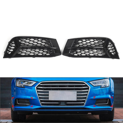 Front Grille Fog Light Cover for Audi A3 Sedan (2017–2020)