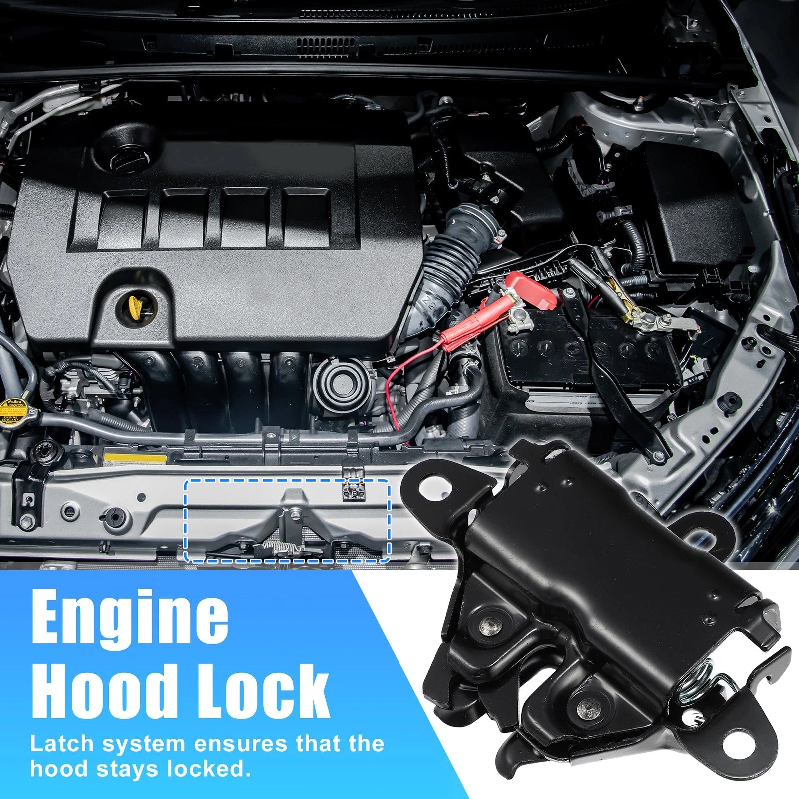 Hood Latch Lock Replacement for Toyota Tacoma (2005–2011)