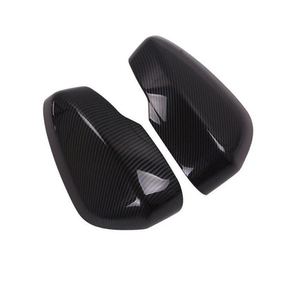 Carbon Fiber Style Wing Mirror Cover Trim For Mitsubishi Eclipse Cross 2018-2023