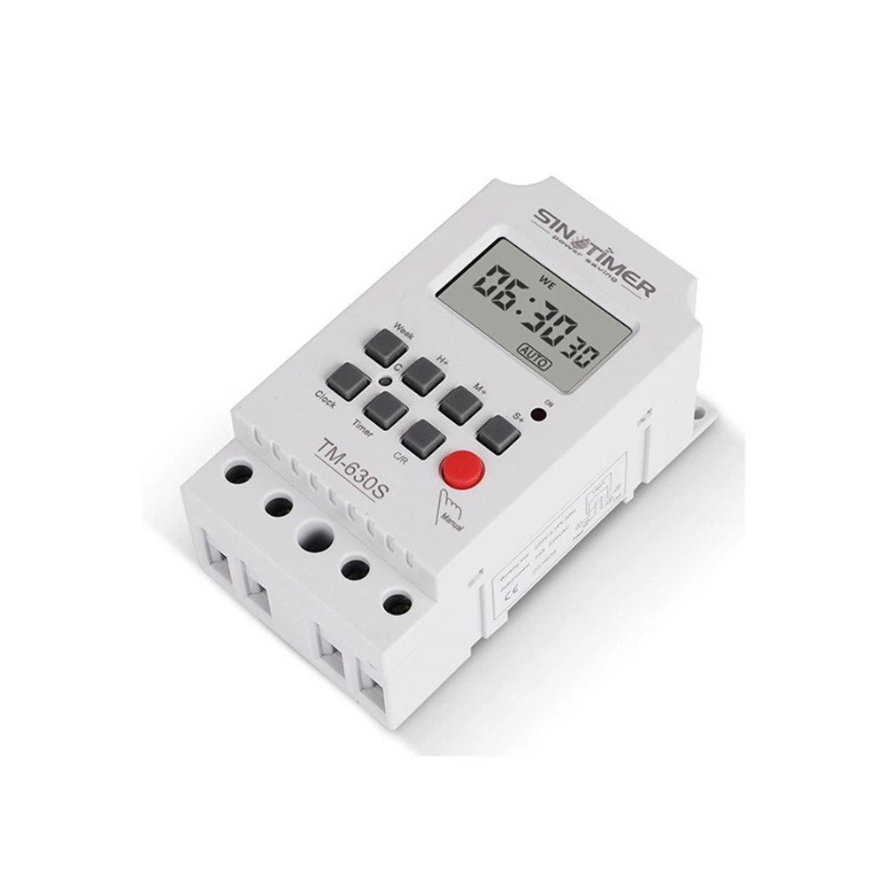 Set of 1 Digital Timer Switch for Home Indoor (1 Second to 168 Hours)