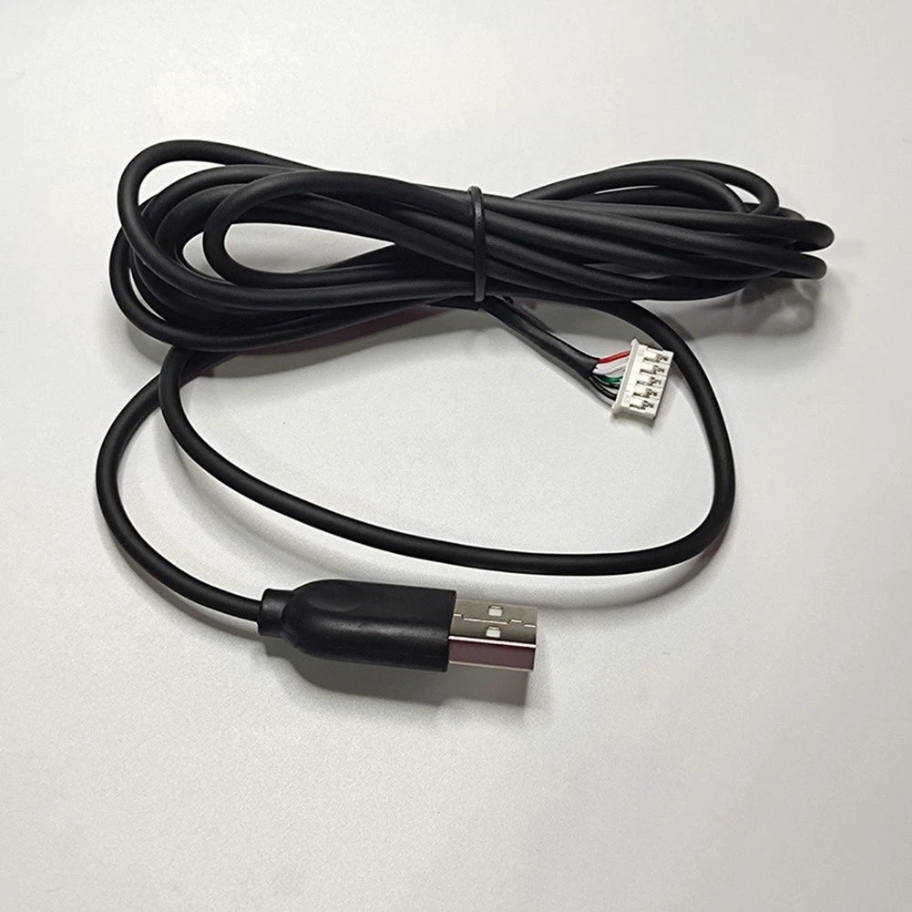 Replacement Cable for Razer BT Kitty Headset (1.8 Meters, Black Rubber)